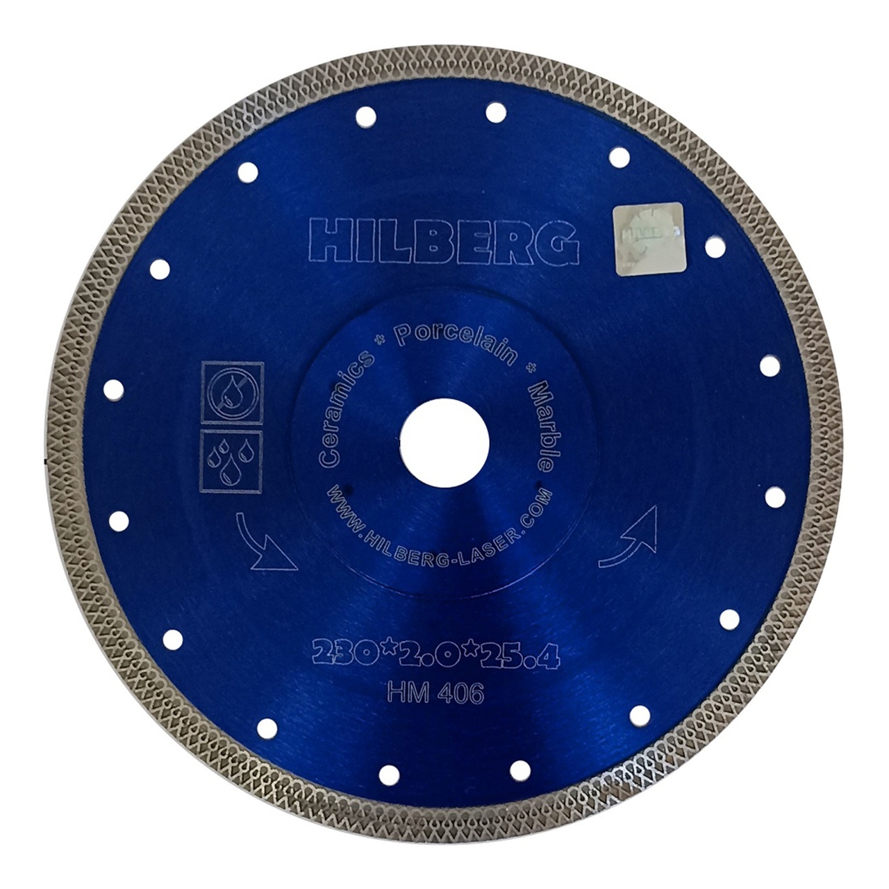 Алмазный диск Hilberg Турбо ультратонкий HM406