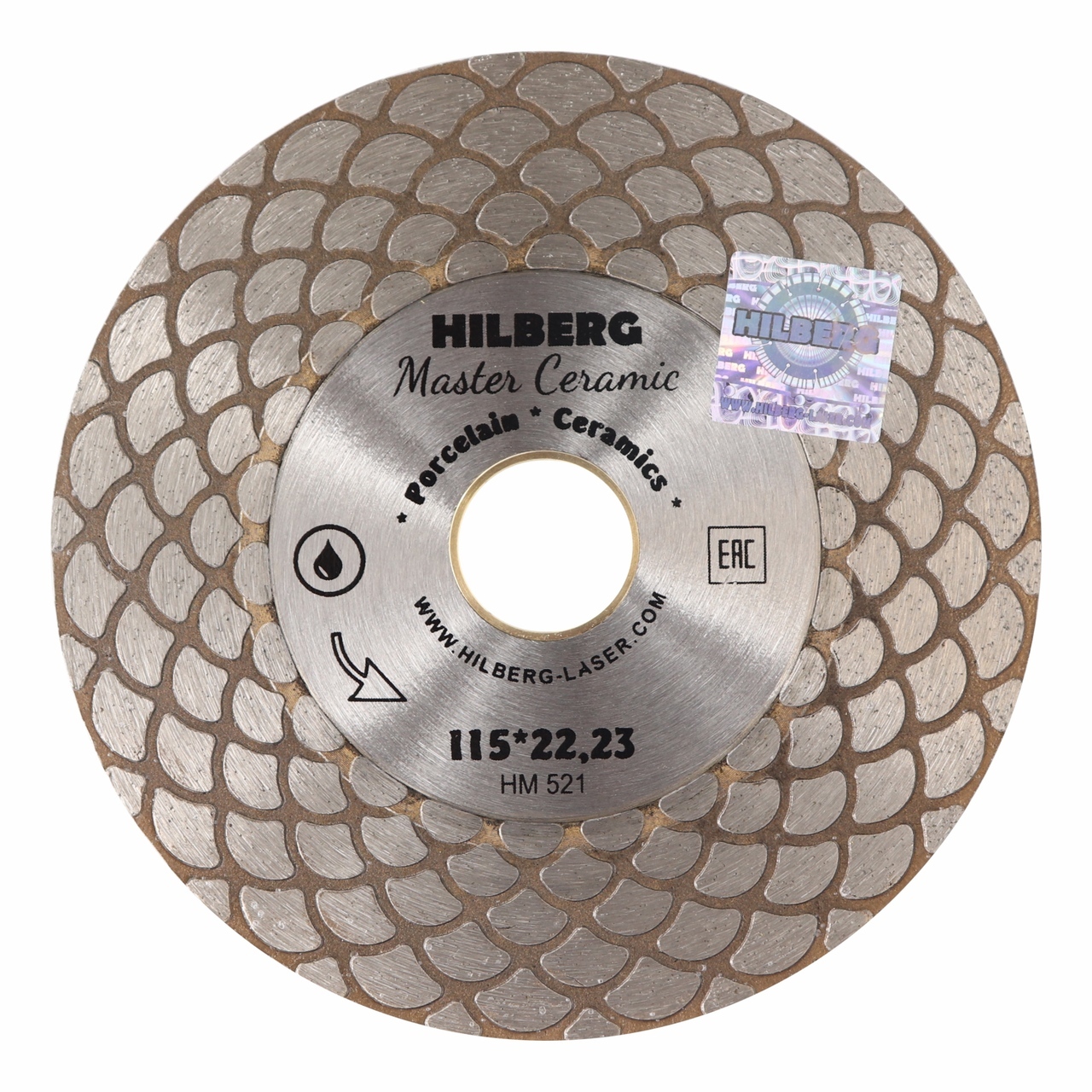 алмазный диск Hilberg Master Ceramic HM521 для резки плитки