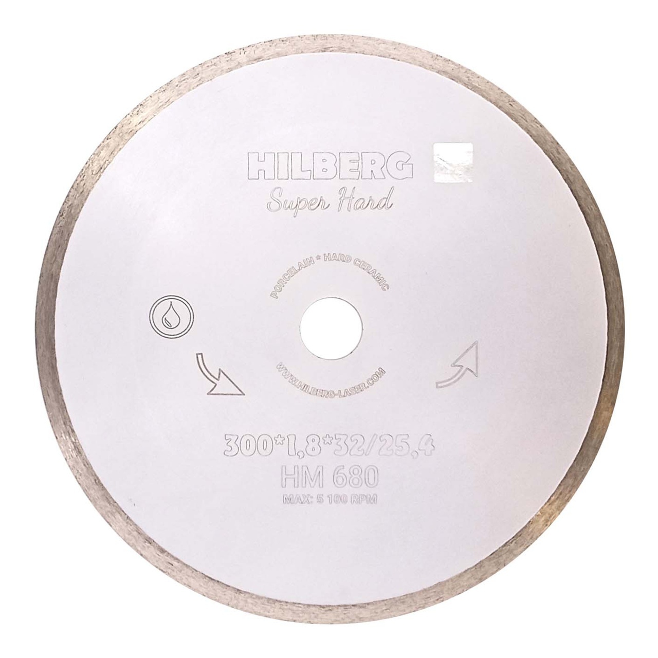 Алмазный диск Hilberg Super Hard 300 мм HM680