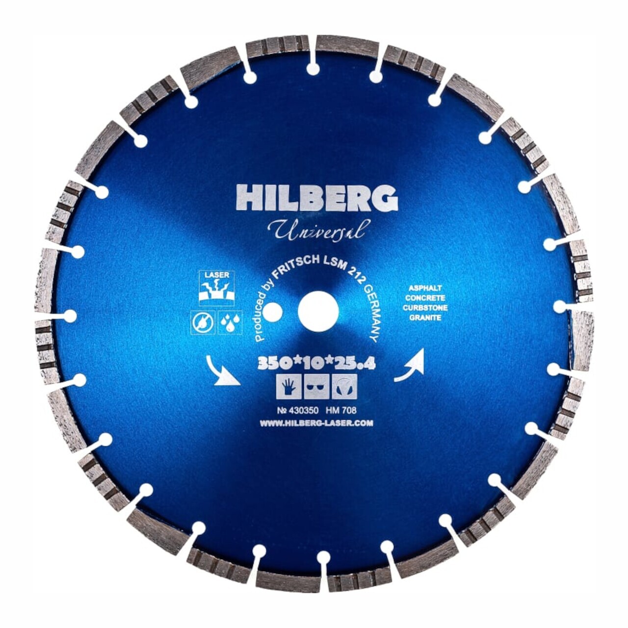 алмазный диск 350 мм Hilberg Universal HM708