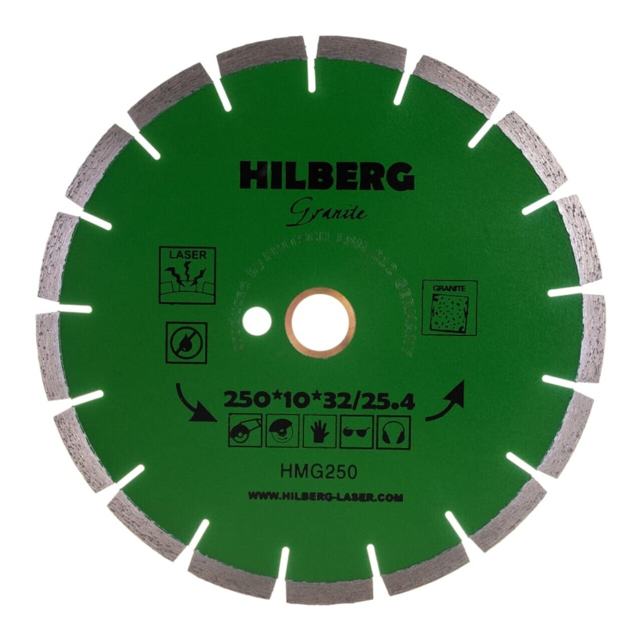 диск алмазный Hilberg HMG250
