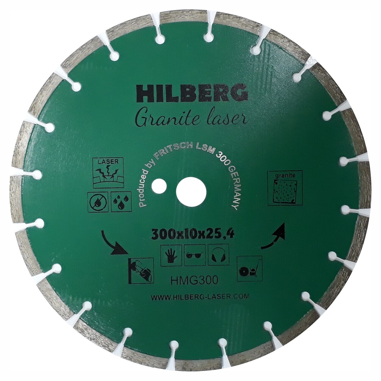 алмазный диск Hilberg 300 мм для гранита