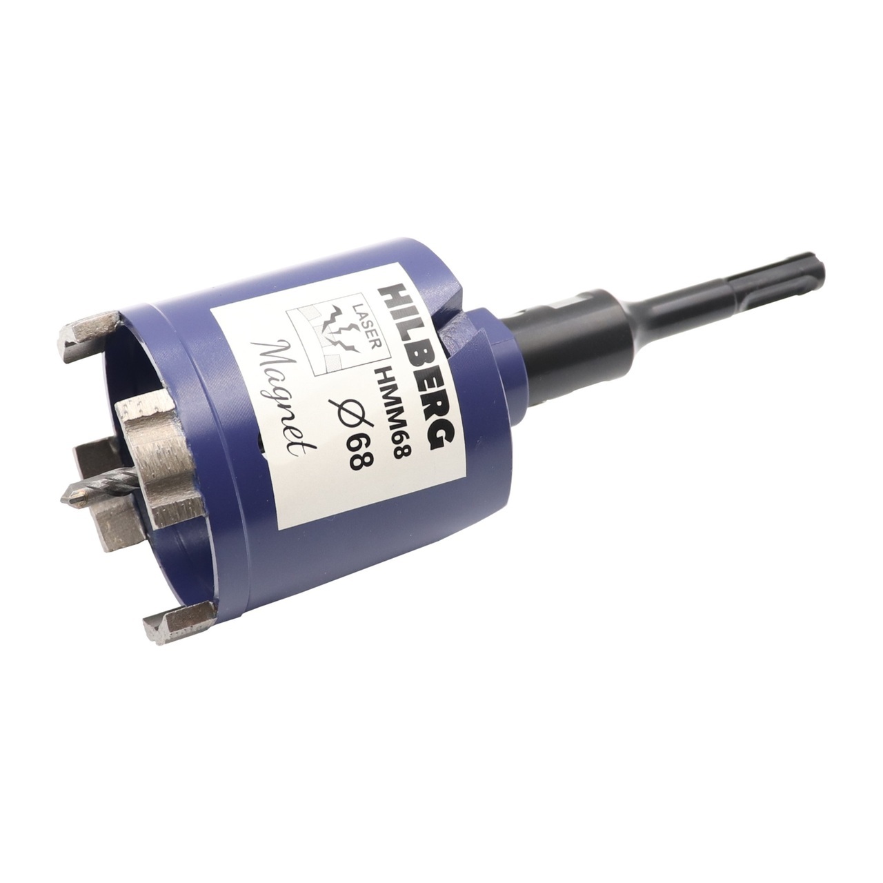 алмазная коронка по бетону 68 мм Hilberg Laser Magnet