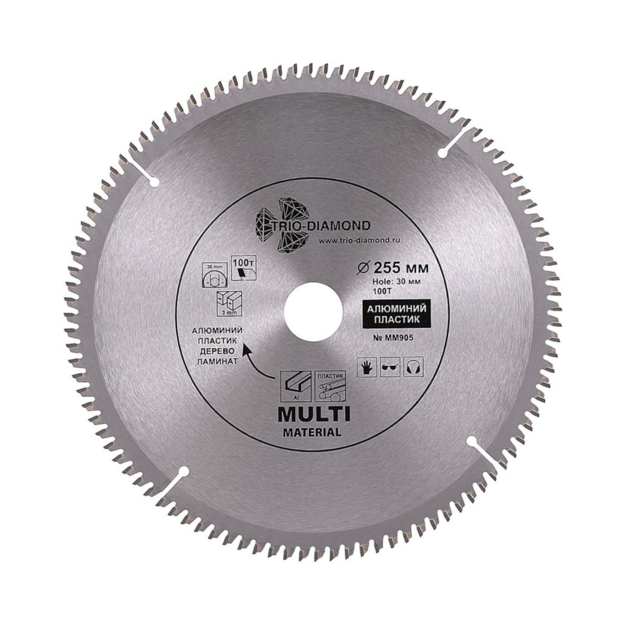 пильный диск TRIO-DIAMOND 255 мм для мультиматериалов