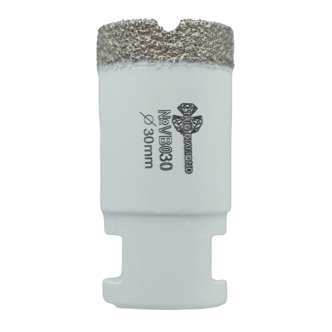 Коронка алмазная по керамограниту 30 мм, M14, Vacuum Brazed