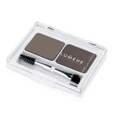 Палетка теней для макияжа бровей Lumene Nordic Chic 3,6г средний коричневый