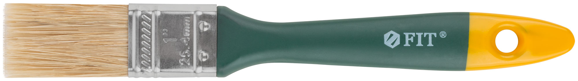 Кисть флейцевая FIT 1 дюйм с натуральной щетиной