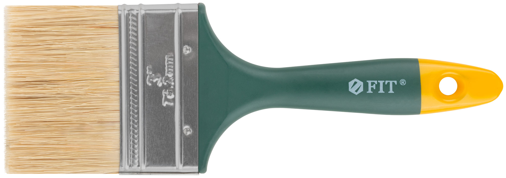 флейцевая кисть FIT 01167 с натуральной щетиной и пластиковой ручкой