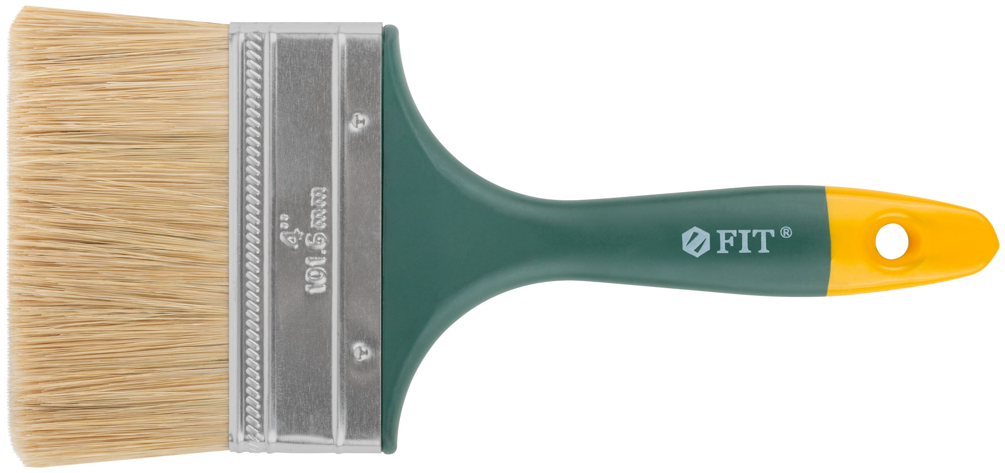 Кисть флейцевая FIT 01168 с натуральной щетиной и пластиковой ручкой