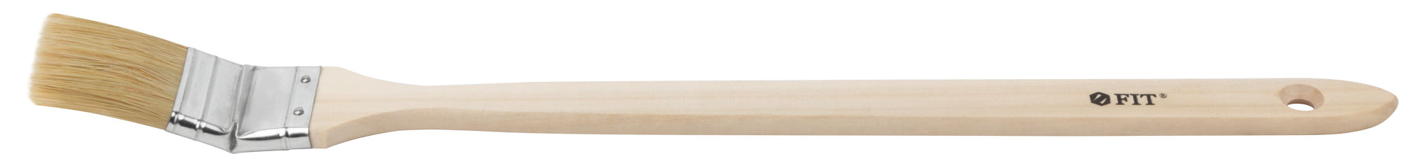 Кисть радиаторная FIT с натуральной щетиной и деревянной ручкой