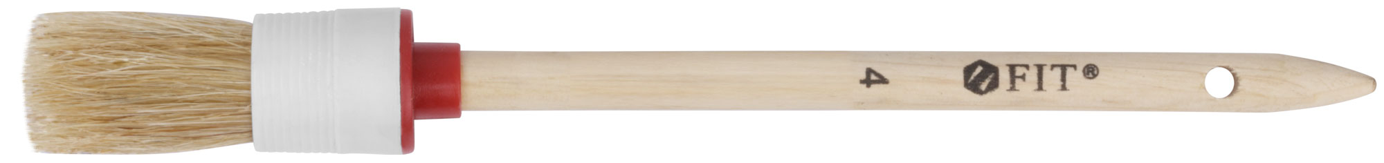Кисть круглая FIT 01303 с натуральной светлой щетиной