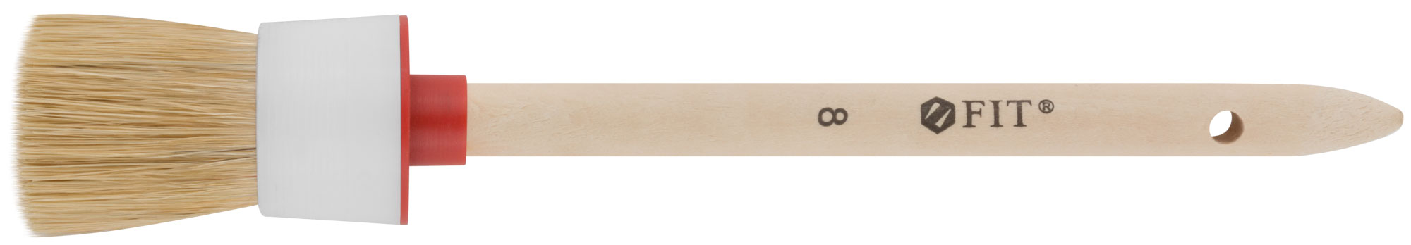 Кисть круглая FIT с натуральной светлой щетиной 35 мм