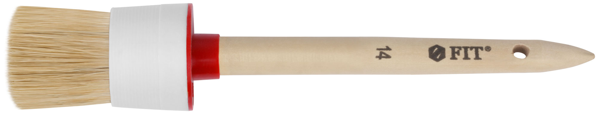 Кисть круглая с натуральной щетиной FIT 01308
