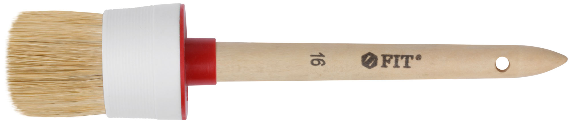Круглая кисть FIT 01309 с натуральной щетиной 55 мм