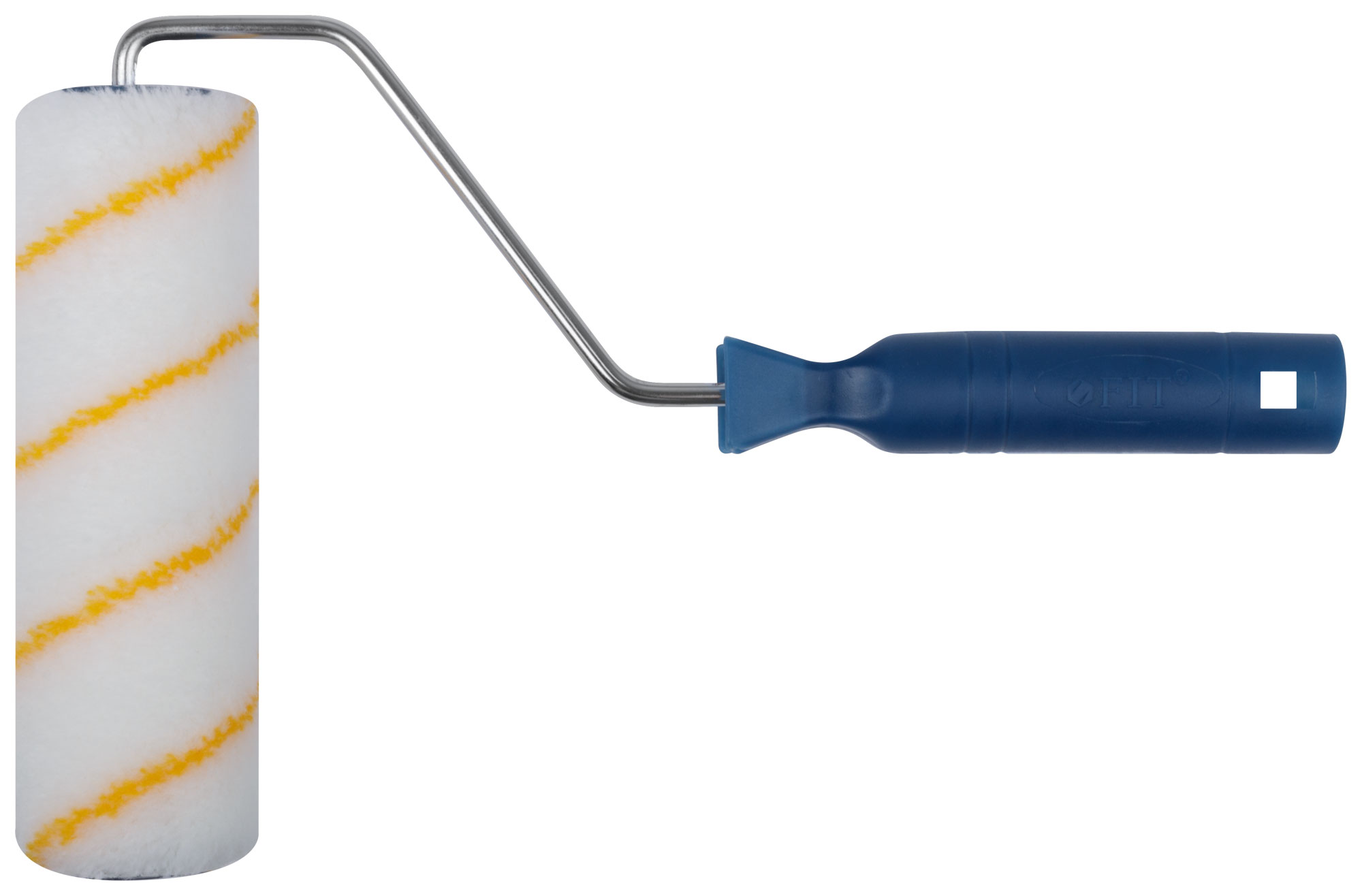 валик 180 мм с желтой полосой