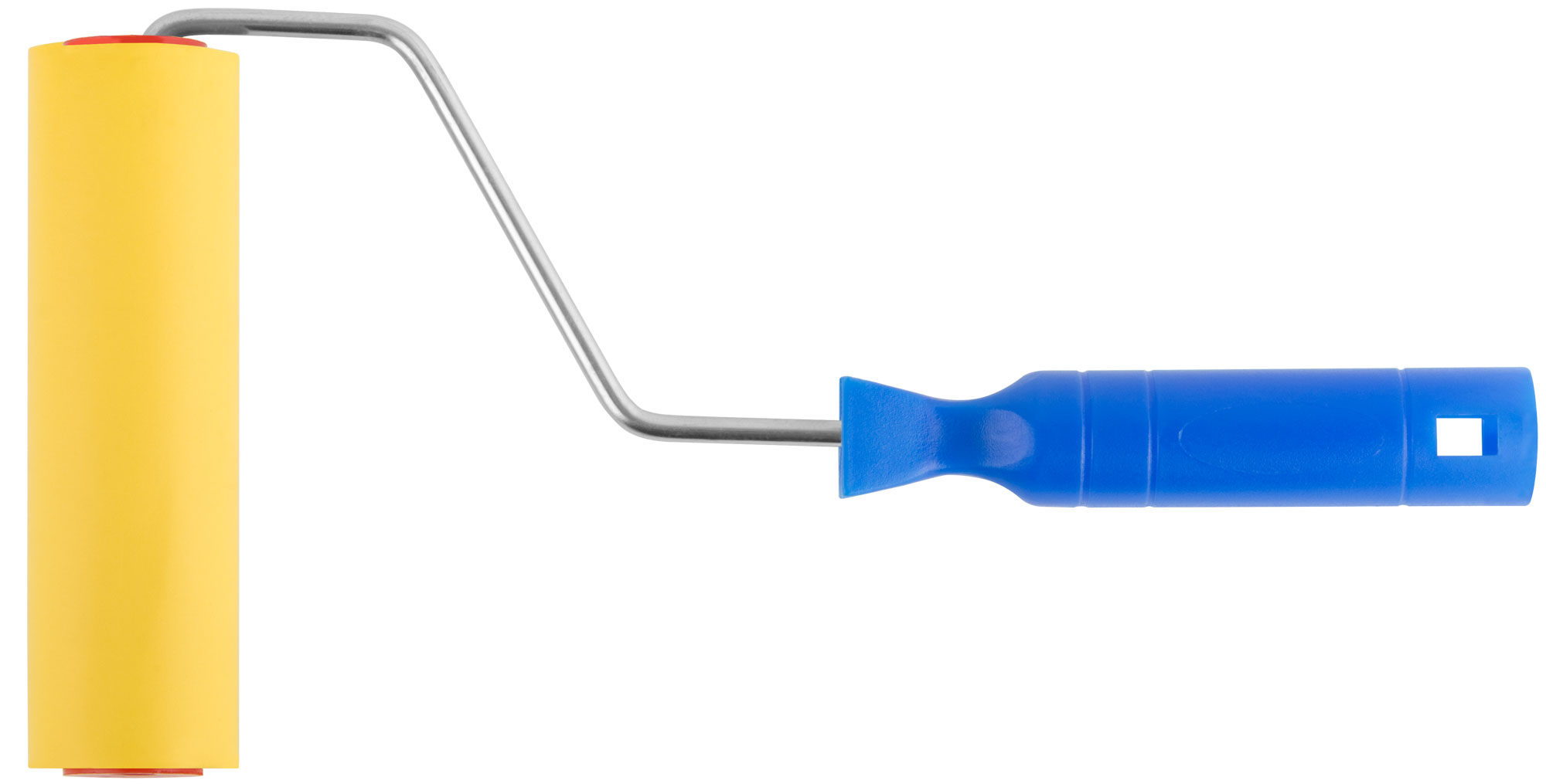 Резиновый прижимной валик для обоев FIT 150 мм желтый