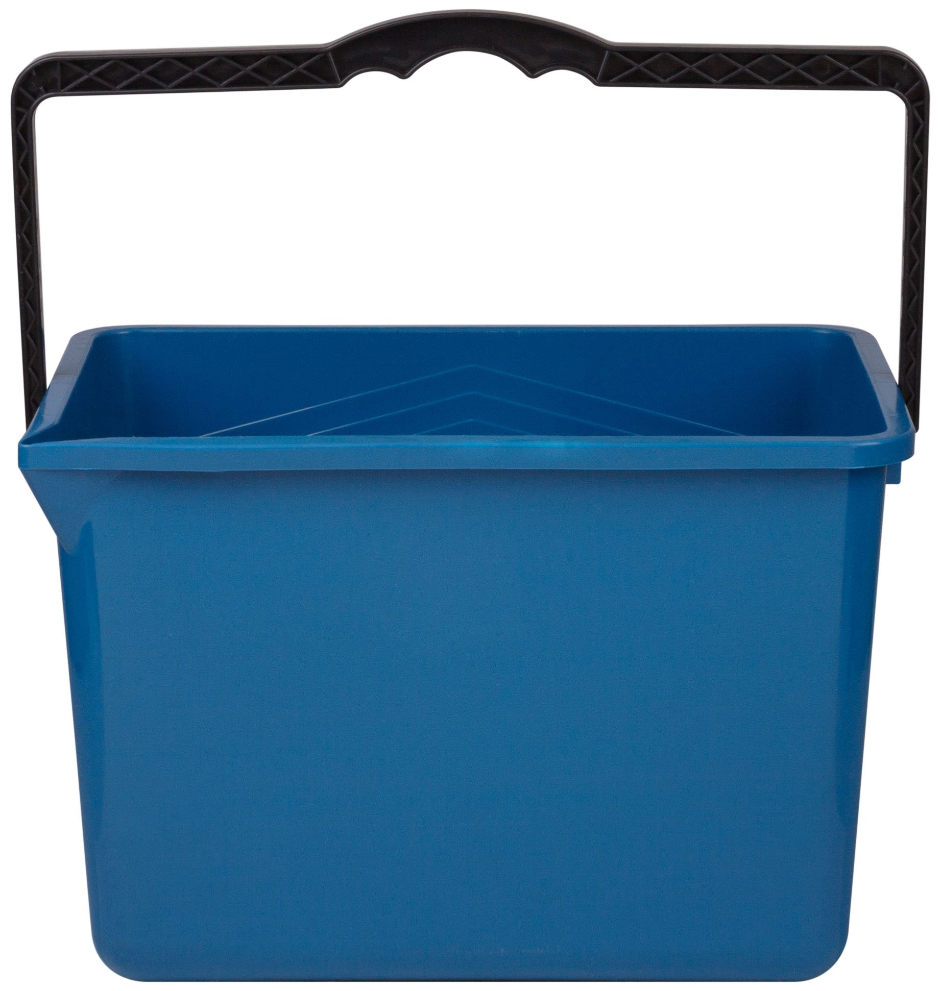 Синее ведро для краски FIT 8 л с пластиковой ручкой