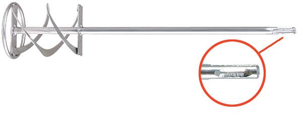 Миксер для краски и строительных смесей SDS-PLUS 60х400 мм MOS