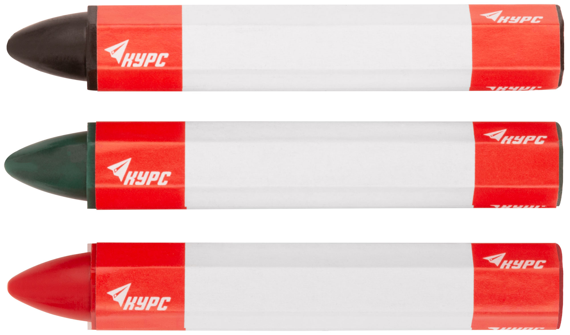 Набор разметочных восковых карандашей КУРС 04390