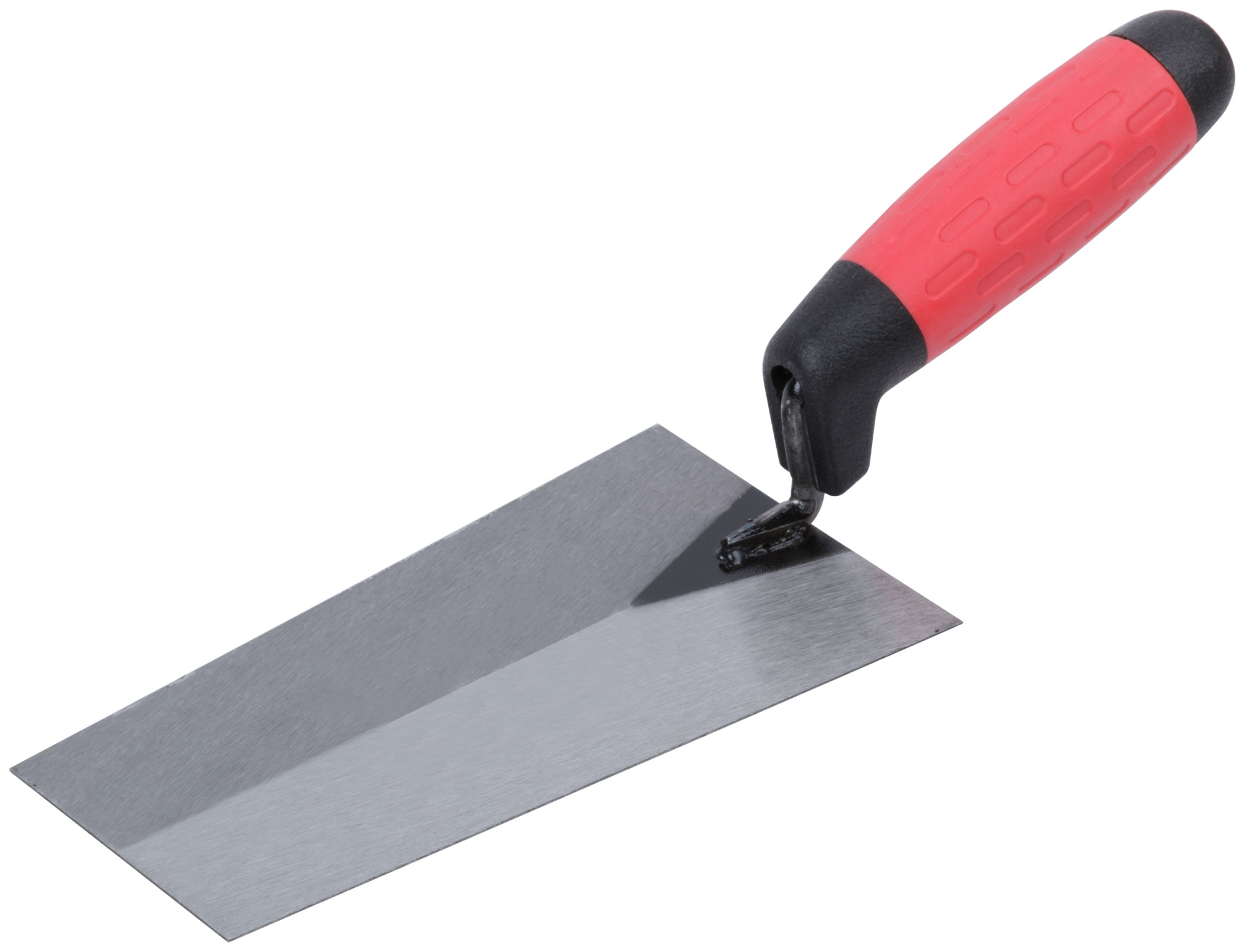 Мастерок каменщика с прорезиненной ручкой 180 мм