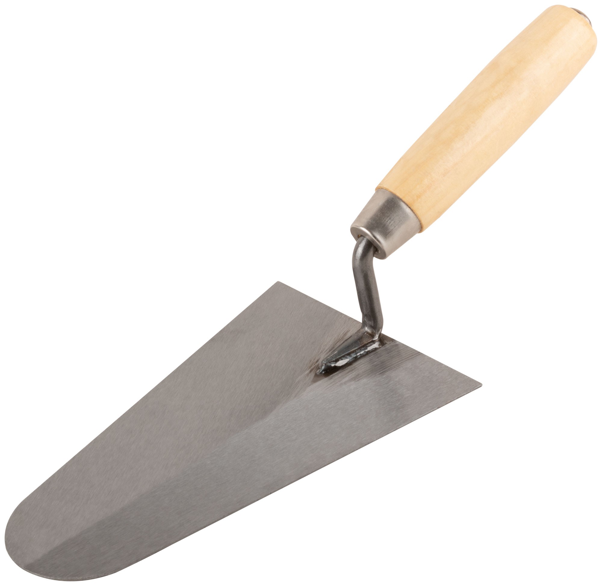 Мастерок бетонщика FIT 180 мм с деревянной ручкой