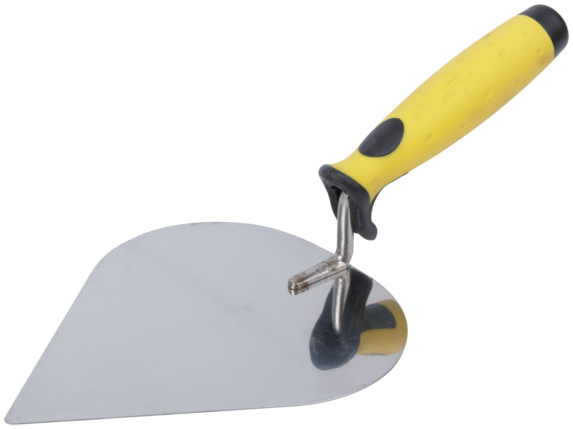 Мастерок нержавеющий 190 мм с мягкой ручкой для штукатурки