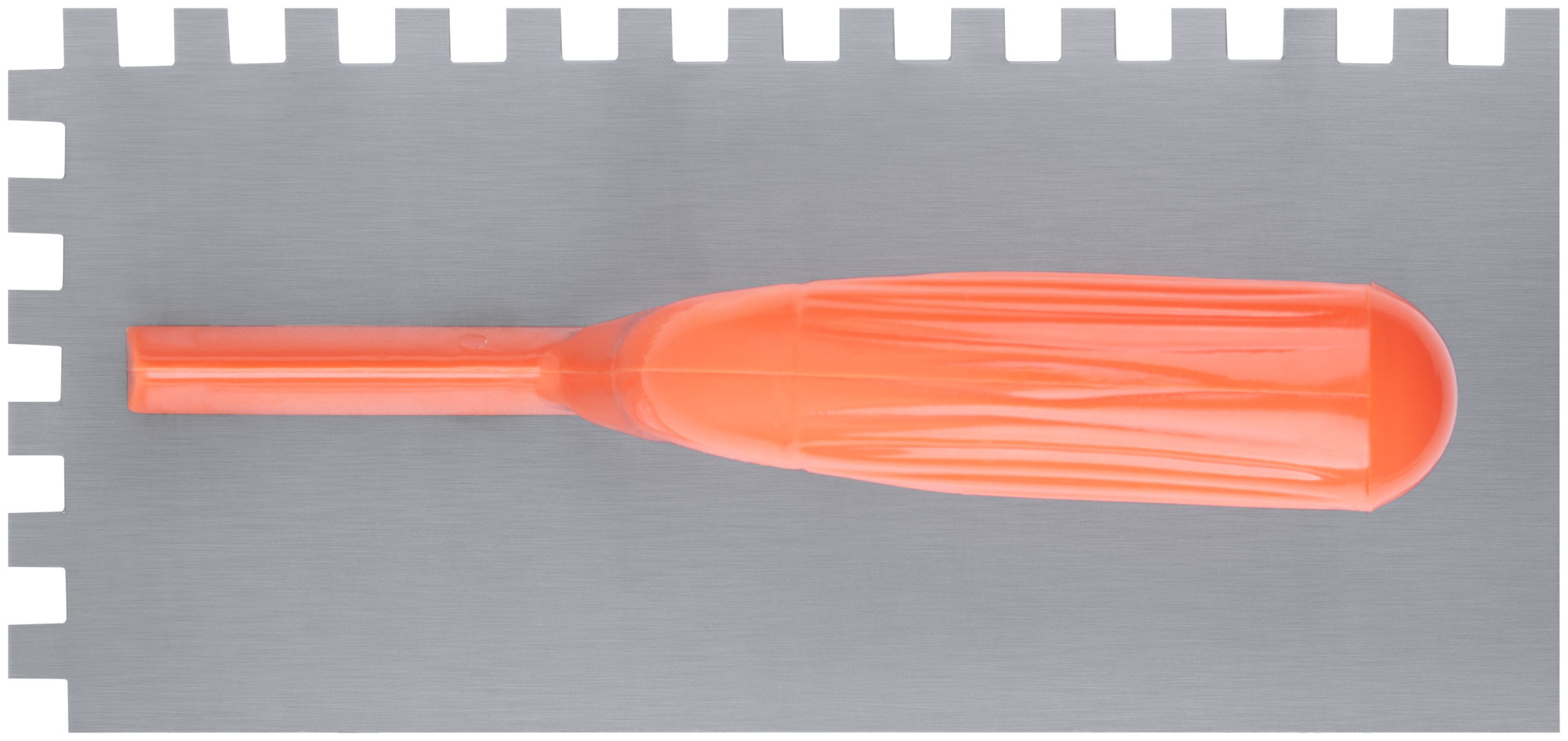 Гладилка стальная 280х130 мм с зубцами