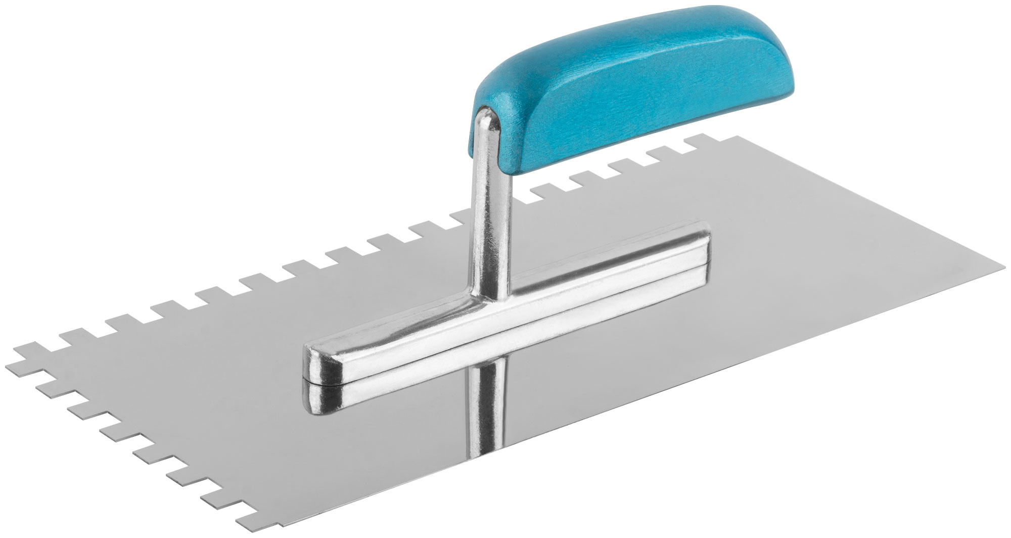 Гладилка FIT нержавеющая с деревянной ручкой 280х130 мм