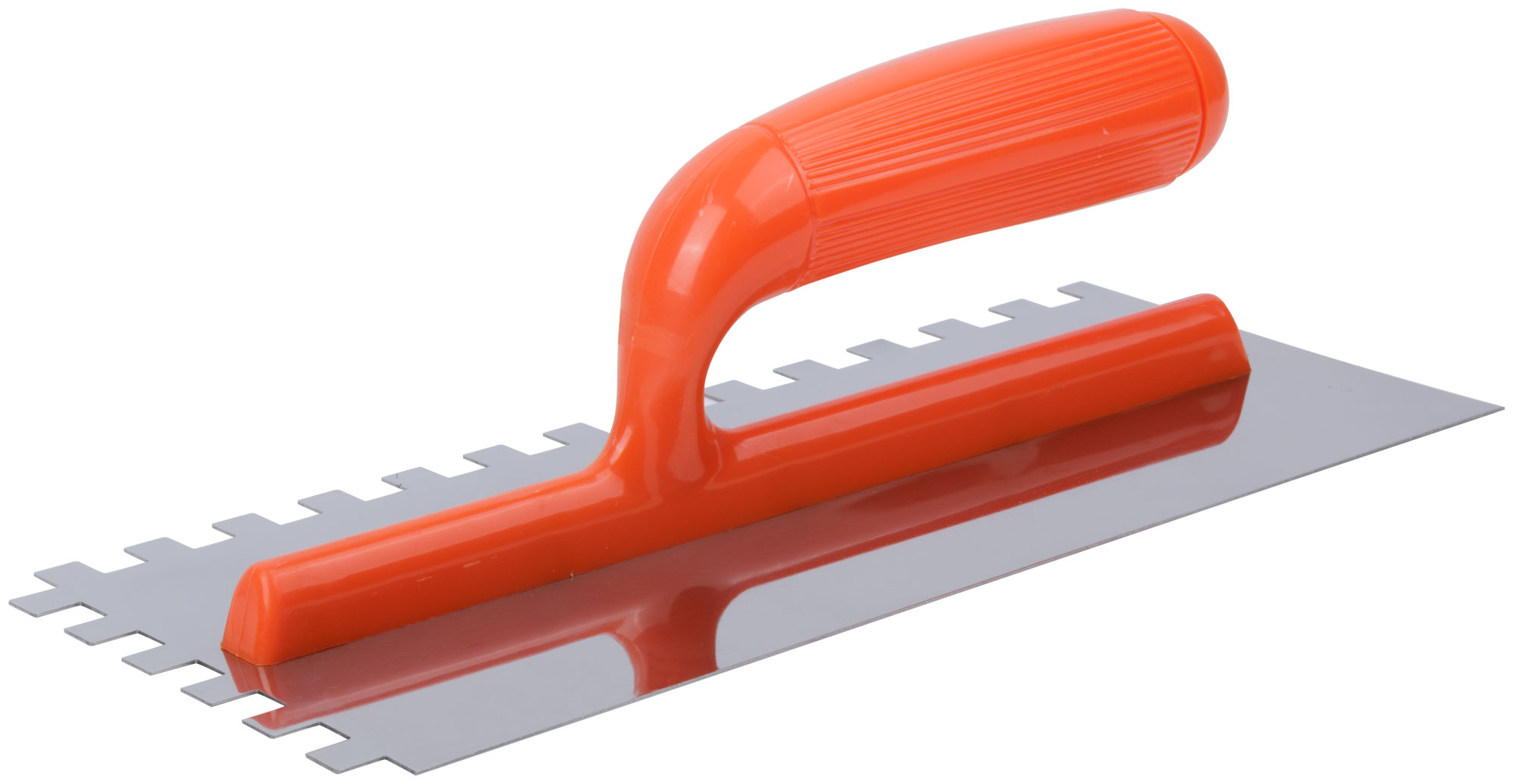 Гладилка FIT нержавеющая 280х130 мм зубчатая 10х10 мм