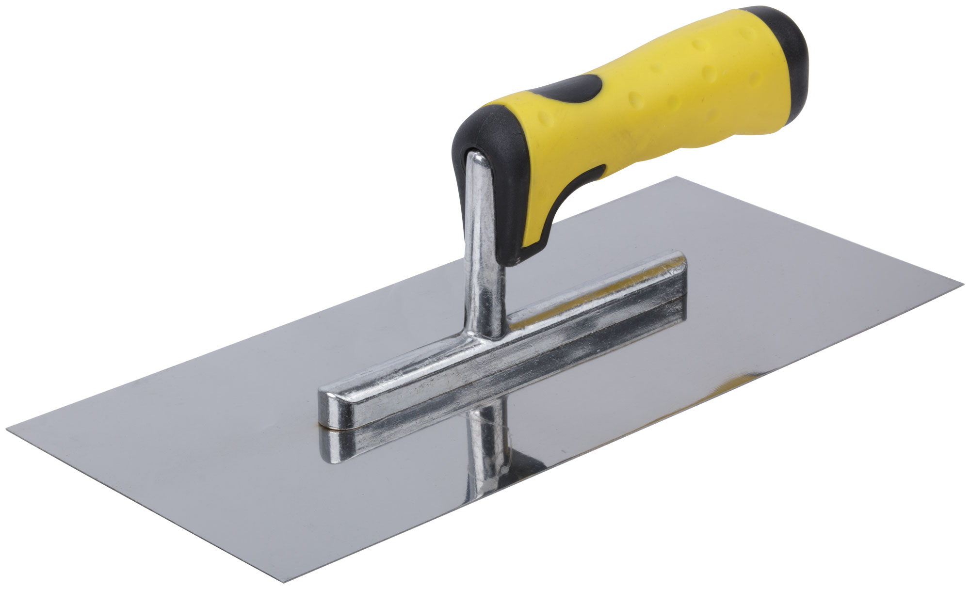 Гладилка нержавеющая 280х130 мм с мягкой ручкой FIT