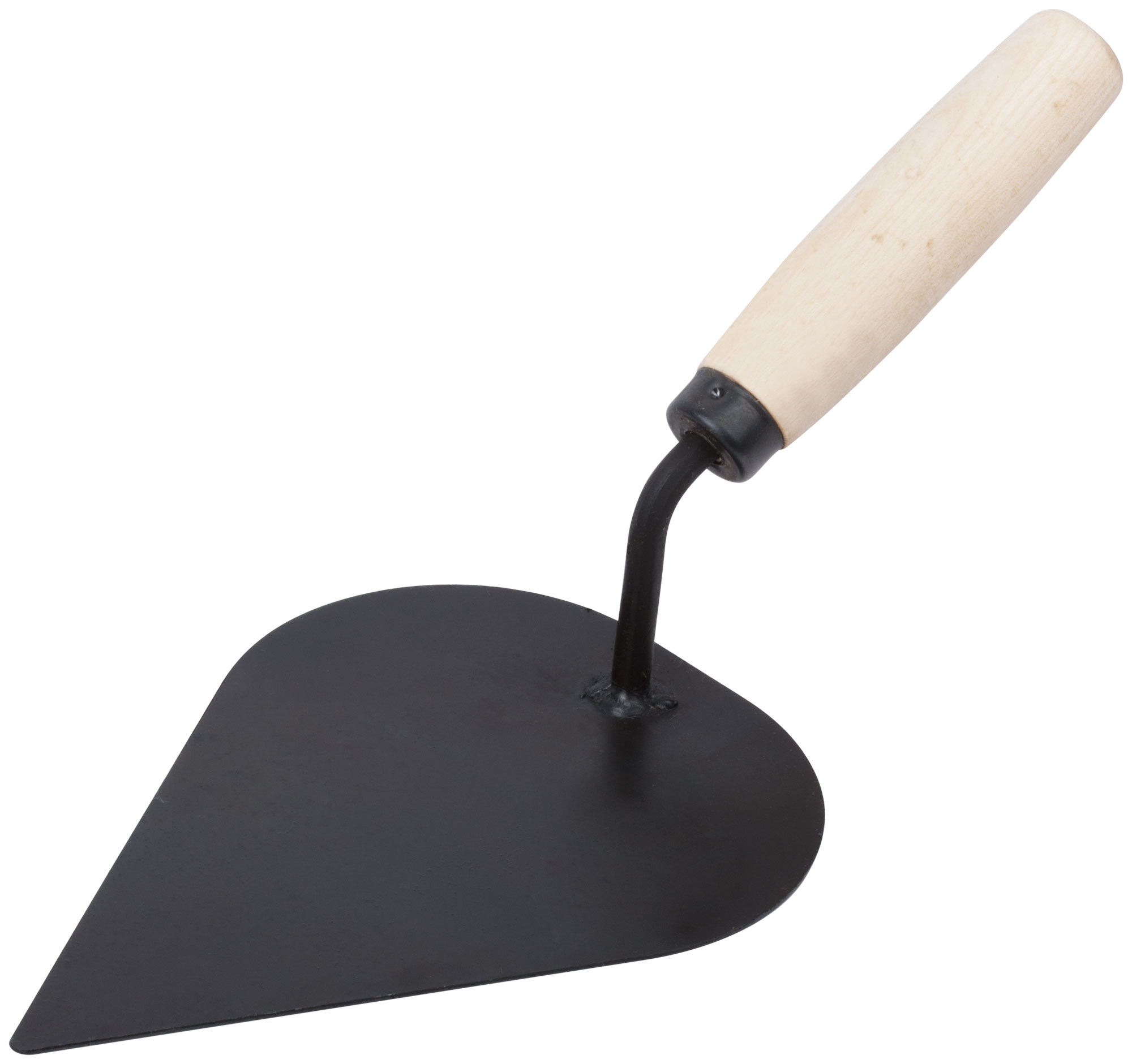 Кельма штукатура КШ (сердце) 190 мм с деревянной ручкой