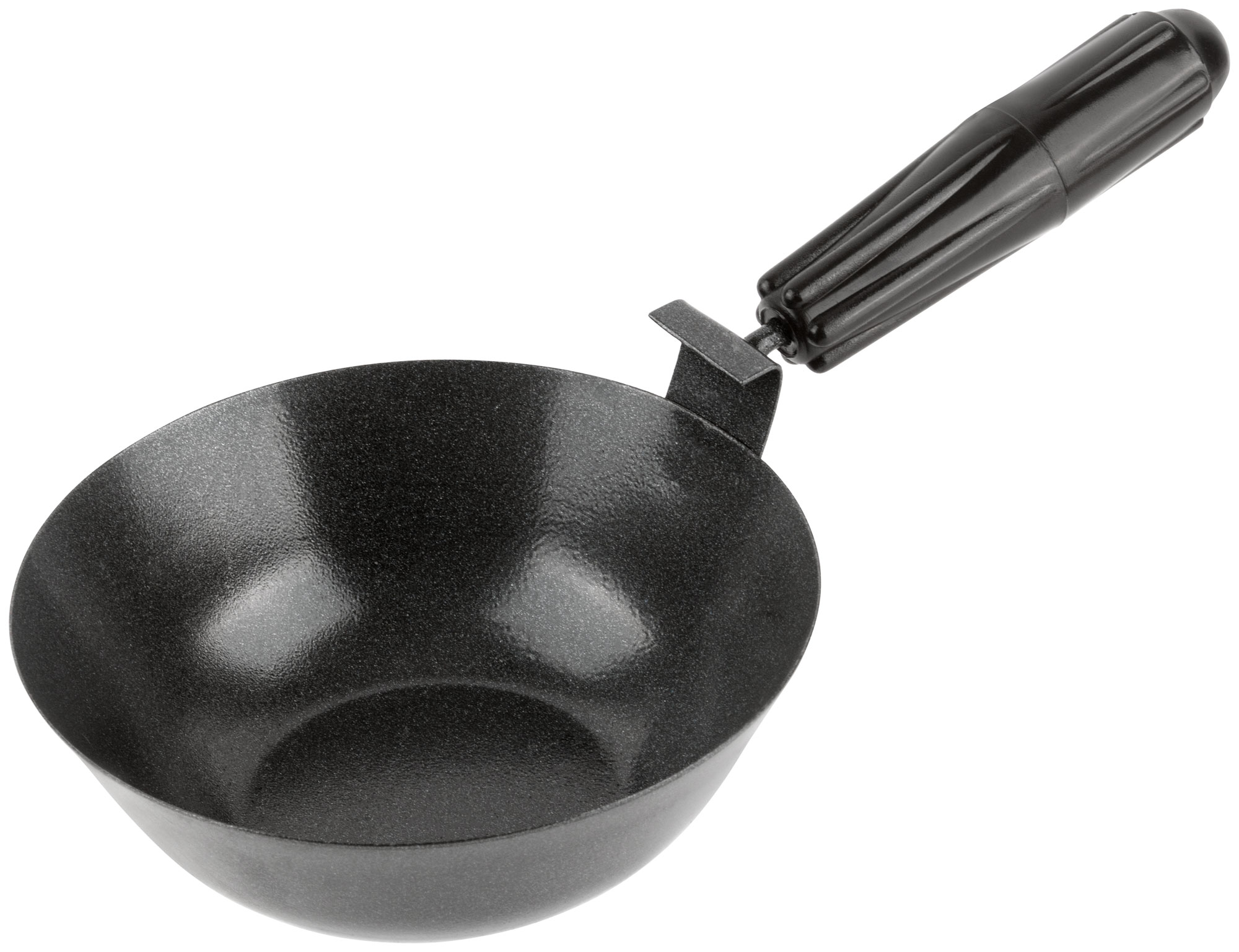 Ковш строительный 160 мм с площадкой, пластиковая ручка, полимерное покрытие