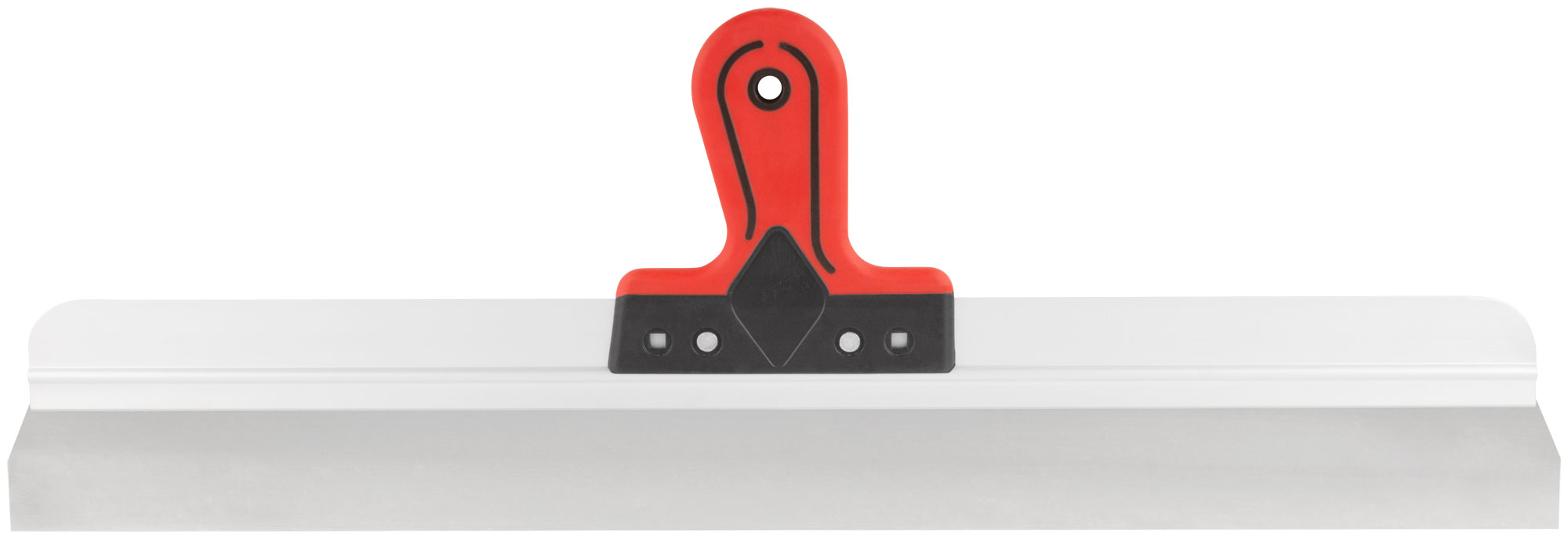 Шпатель фасадный из нержавеющей стали с прорезиненной ручкой