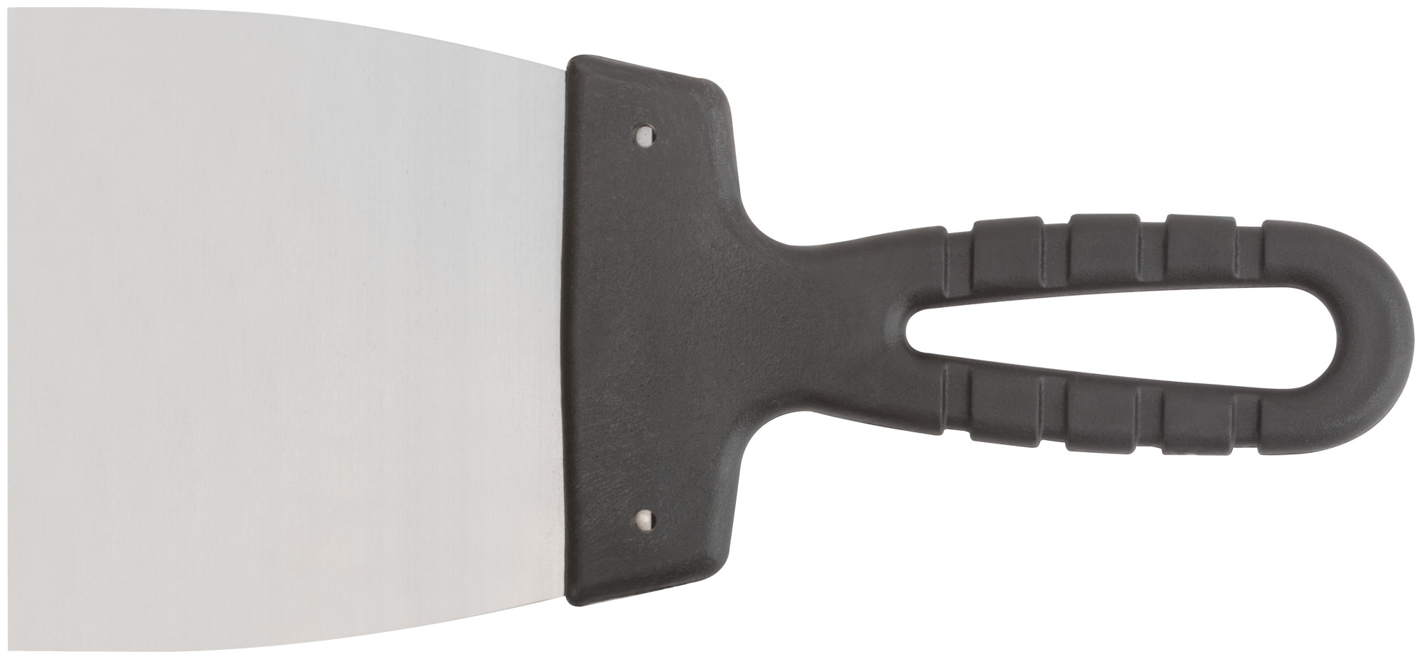 Шпатель 100 мм с лезвием из нержавеющей стали и пластиковой ручкой