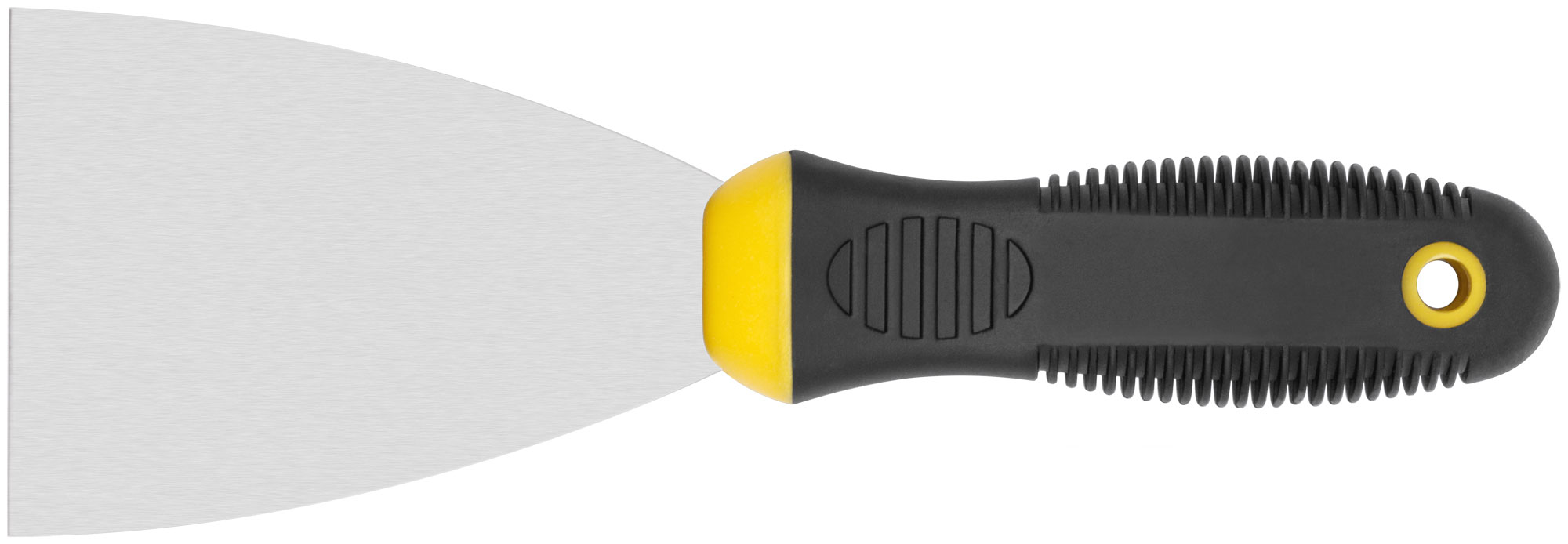 шпатель FIT 06685 из нержавеющей стали с прорезиненной ручкой