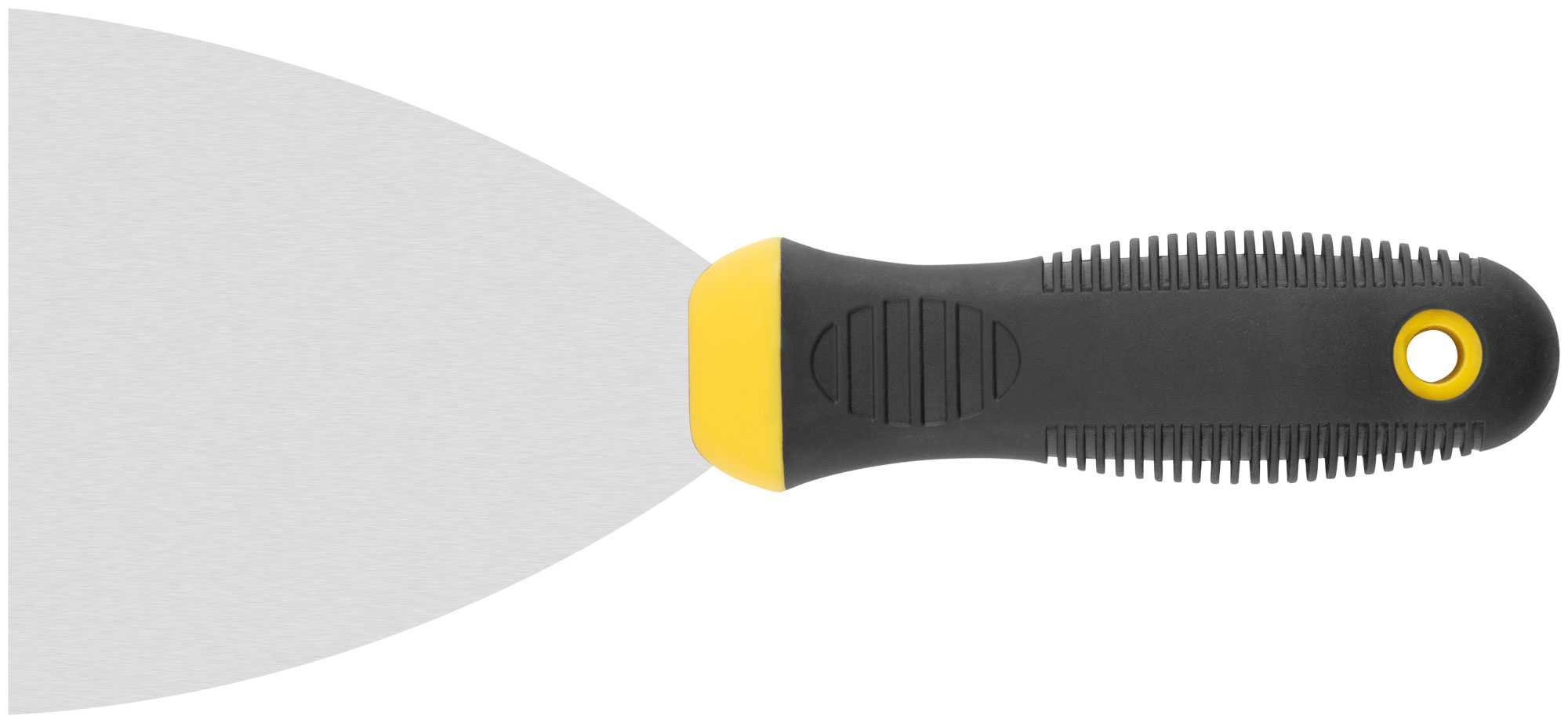 Шпатель FIT 100 мм с прорезиненной ручкой