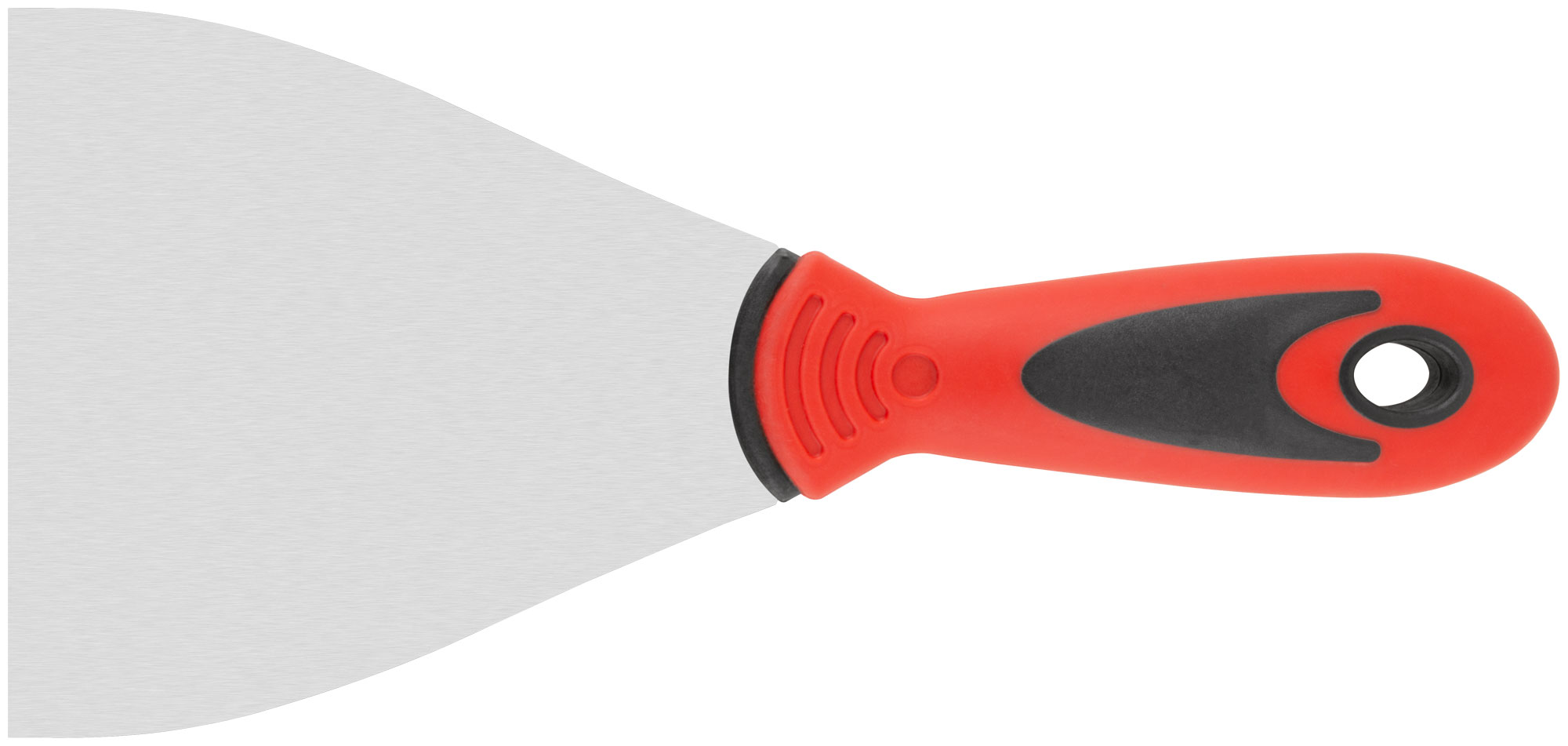 Шпатель 100 мм нерж. сталь прорезиненная ручка