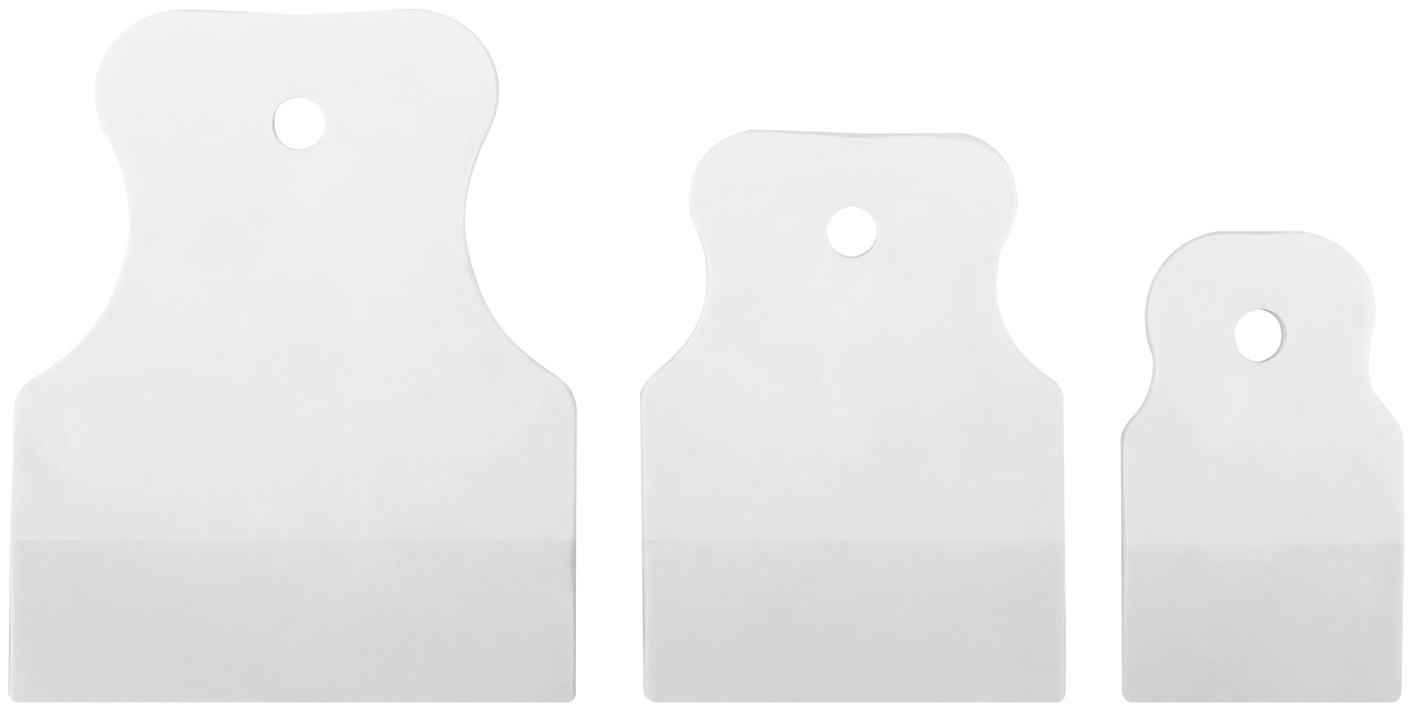 набор резиновых шпателей FIT 40/60/80 мм