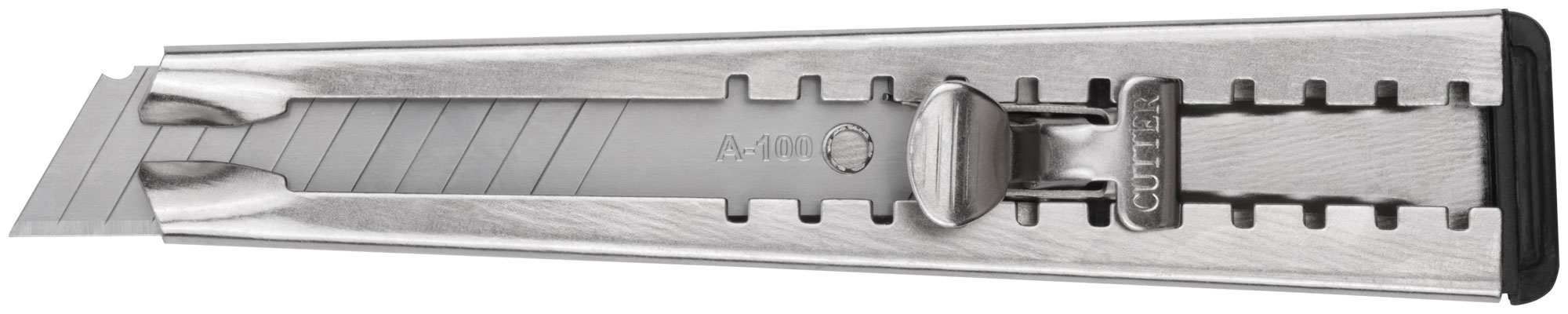 Технический нож "Техно" 18 мм с металлическим фиксатором