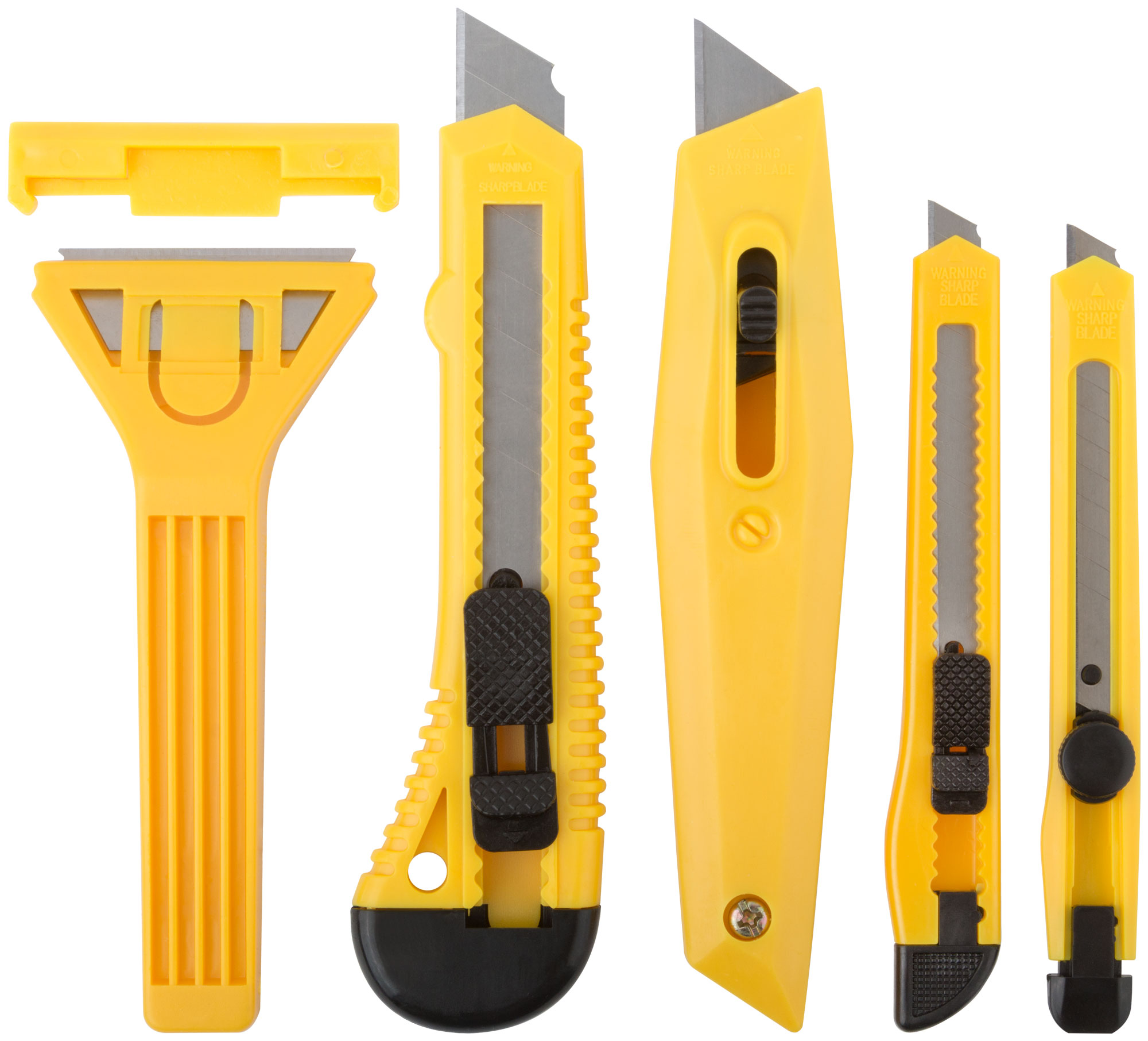 Набор ножей и скребков FIT DIY, 5 шт.