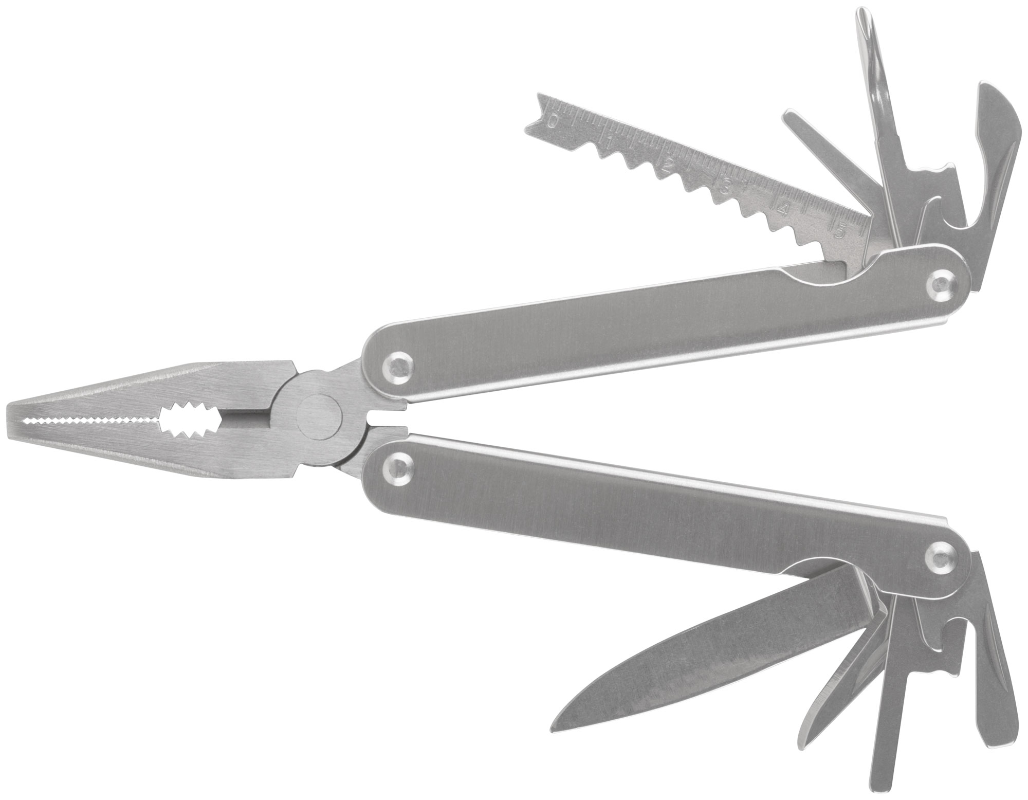 Складной нож КУРС с 15 функциями из нержавеющей стали