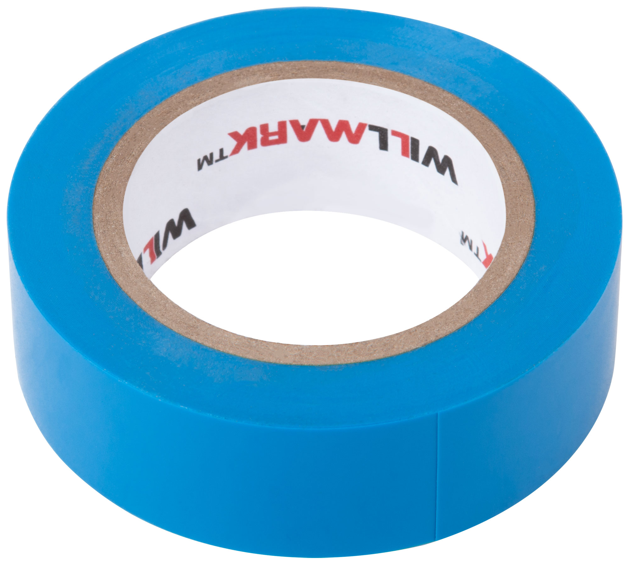 Изолента ПВХ самозатухающая WILLMARK синяя