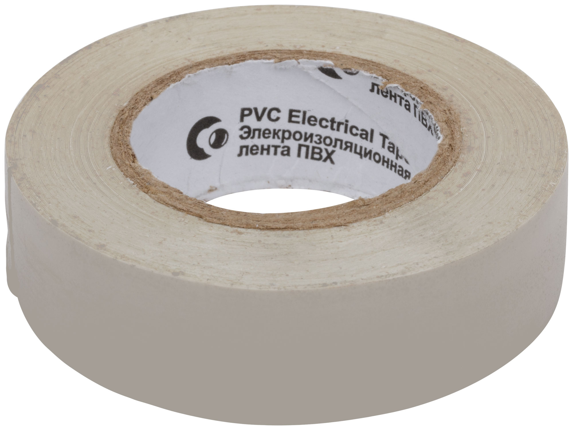 Изолента белая ROLLIX ПВХ 19 мм x 0,15 мм x 20 м