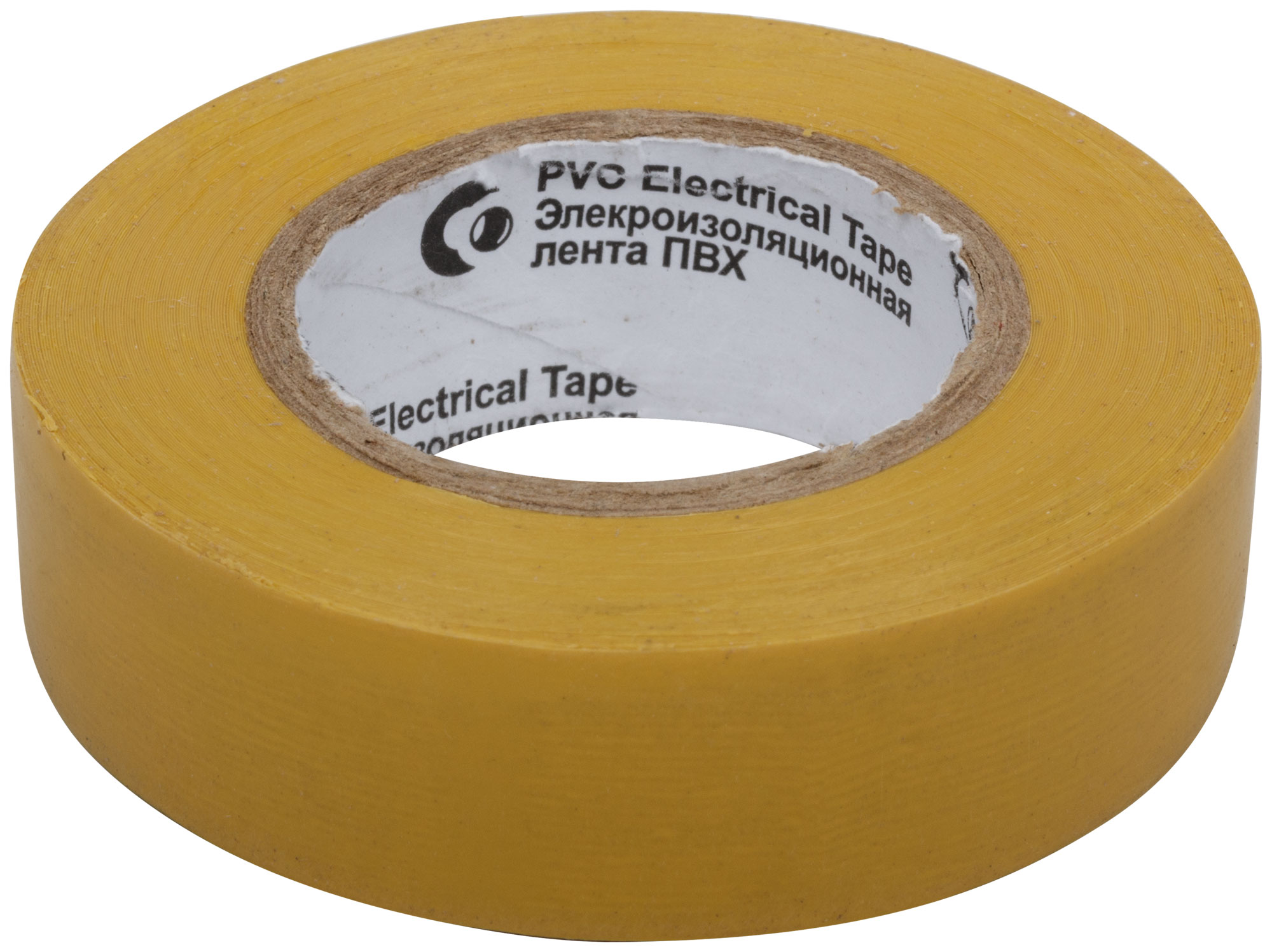 Изолента ROLLIX ПВХ 19 мм x 0,15 мм х 20 м, желтая