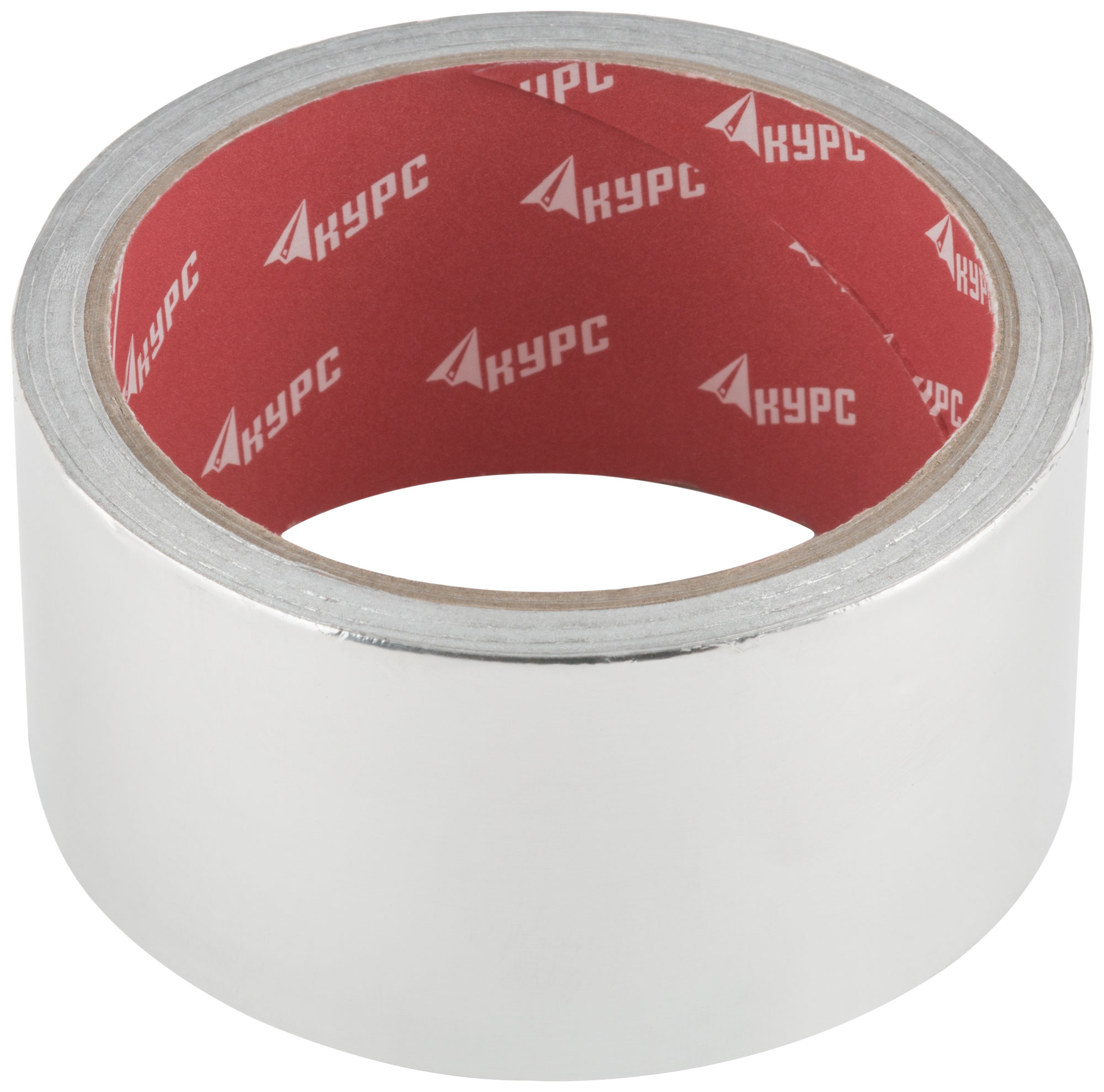 Лента алюминиевая клейкая 48 мм х 10 м от КУРС