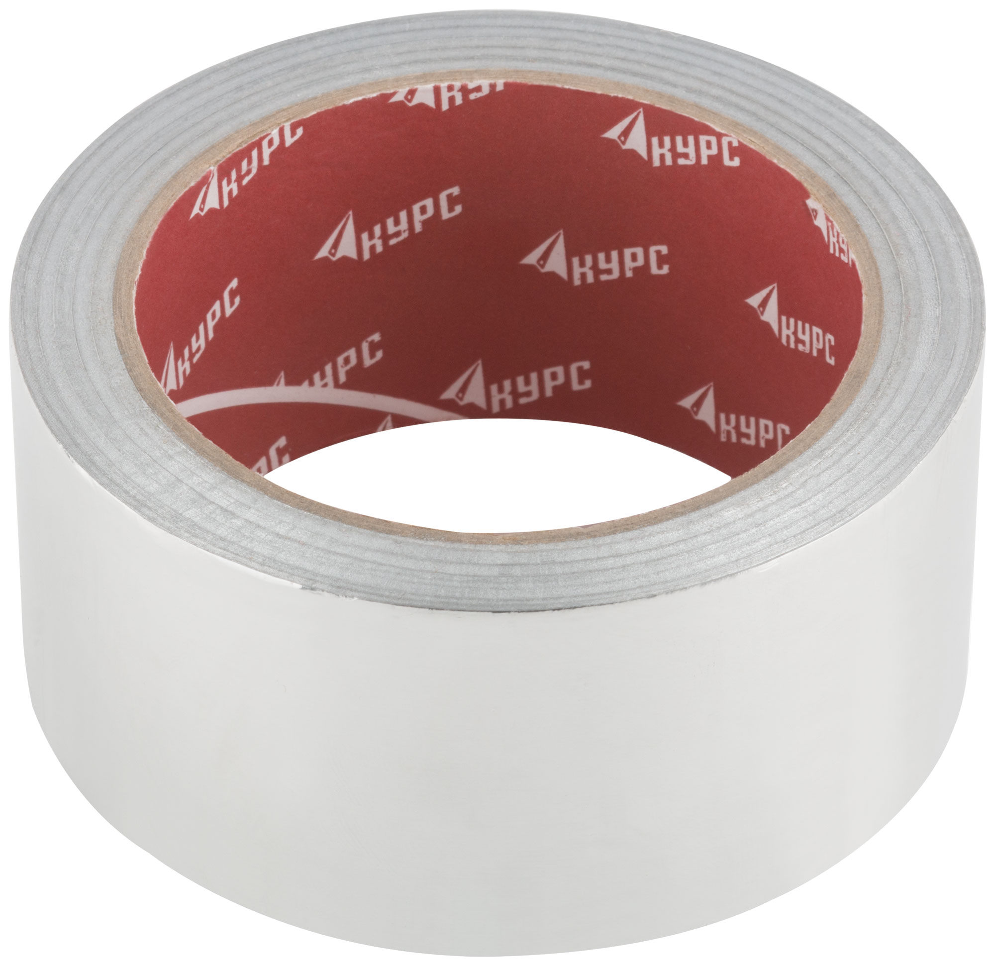 Лента алюминиевая клейкая 48 мм х 25 м КУРС