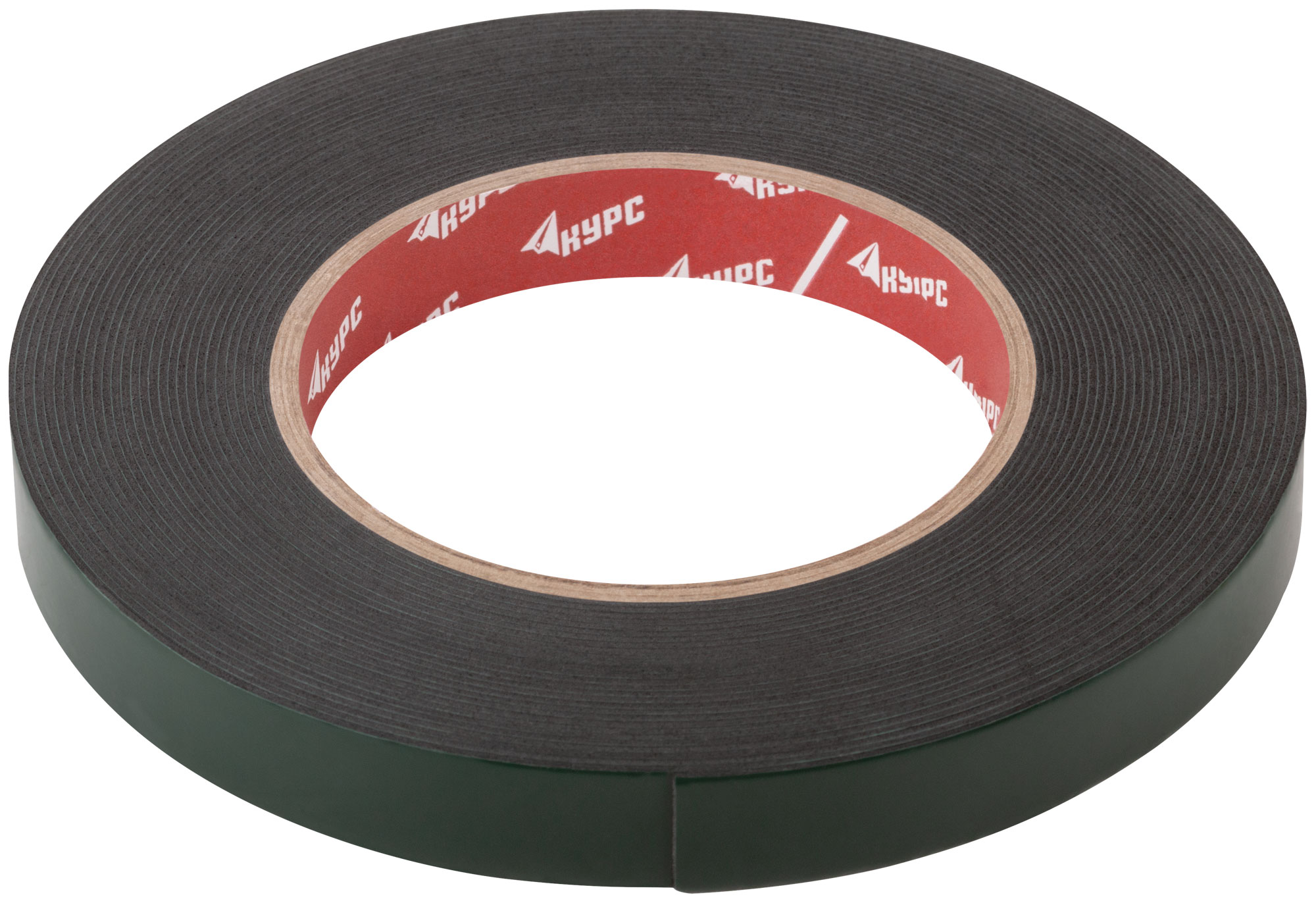 Черная монтажная лента 15 мм х 10 м на вспененной основе