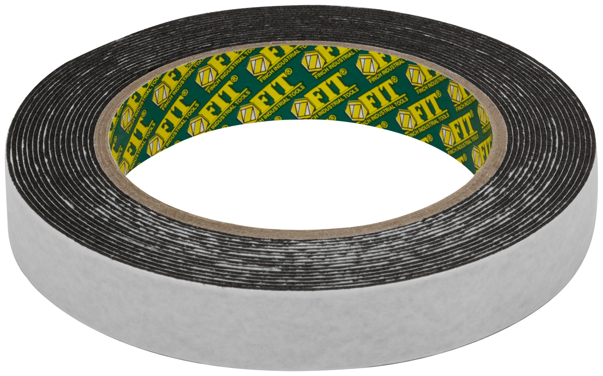 Лента двусторонняя черная монтажная 19 мм х 5 м FIT