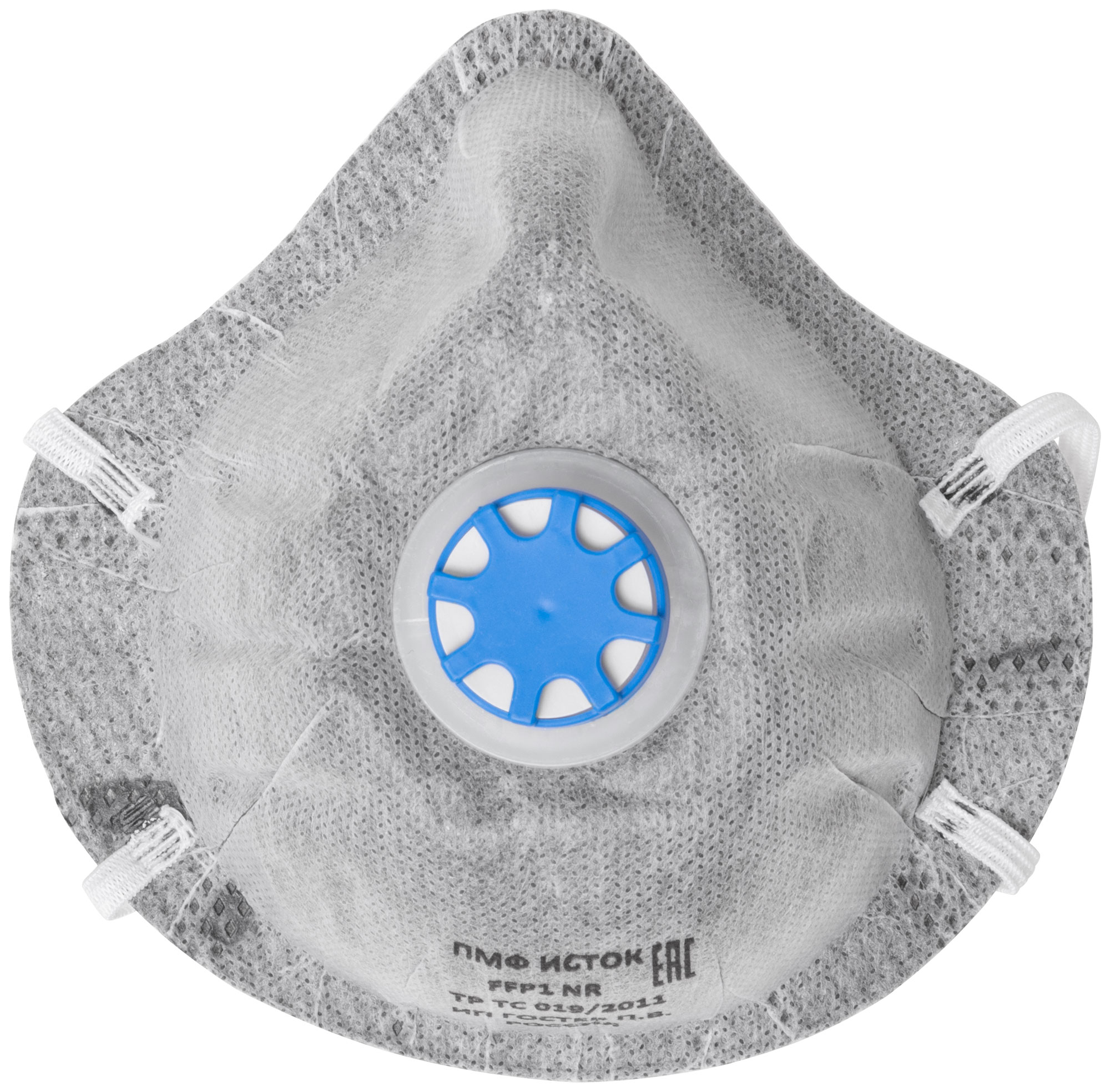 Формованная полумаска FFP1 с угольным фильтром и клапаном