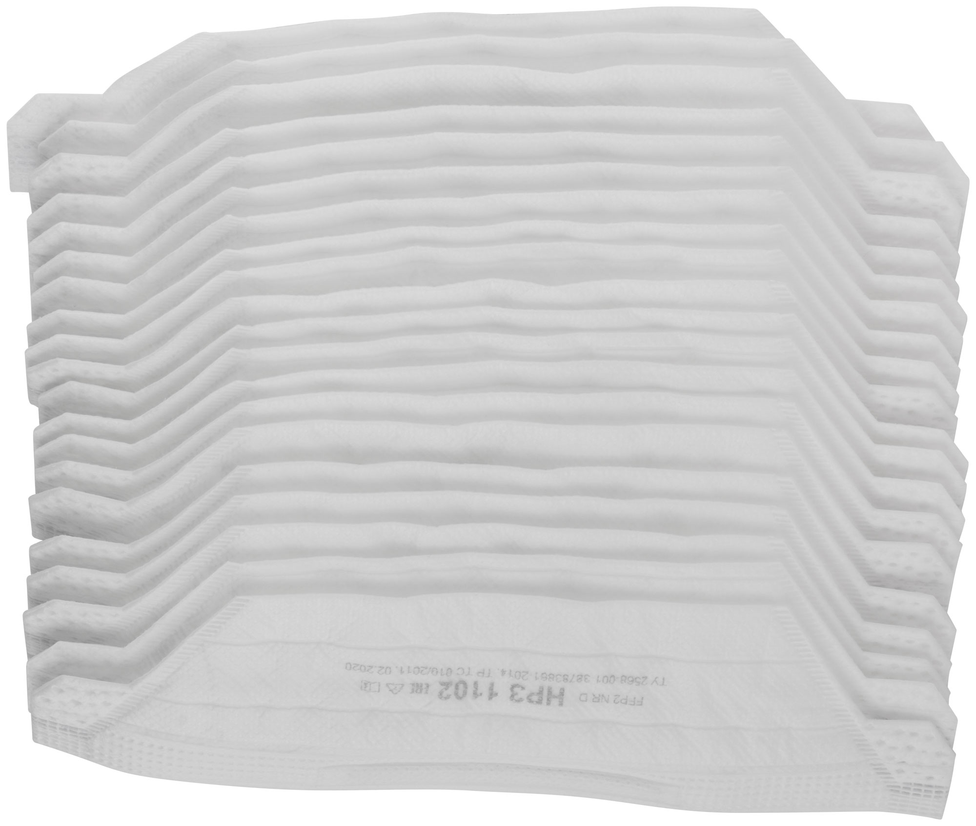 Полумаска фильтрующая FFP2, набор из 20 шт.